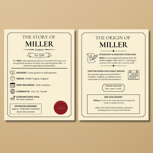 Surname History Pack