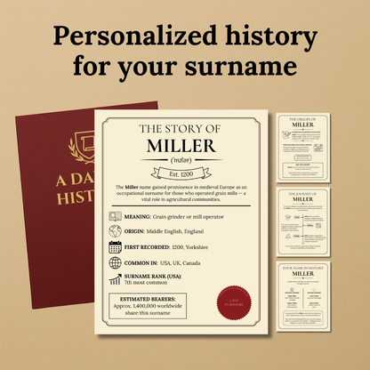 Surname History Pack
