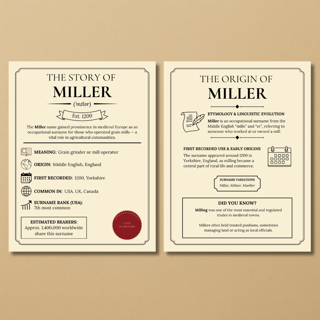 Surname History Pack