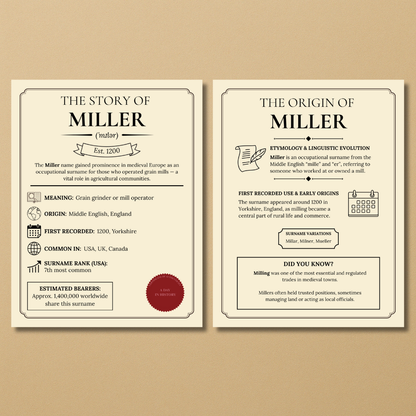Surname History Pack